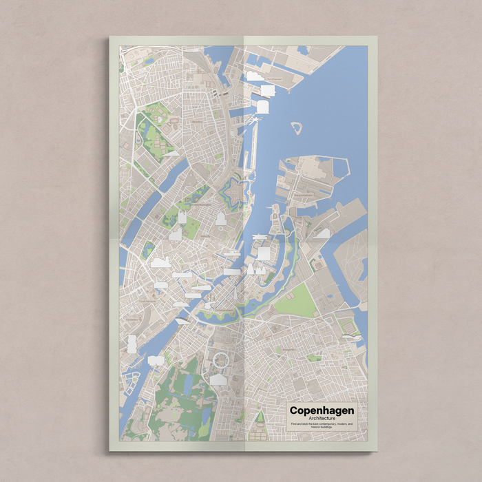 Copenhagen Sticker & Map Set