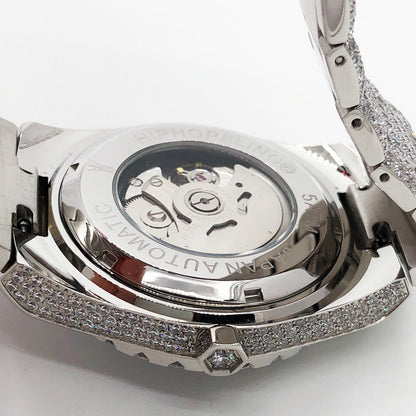 Crown Iced Out Hip Hop Bling Bustdown Watch