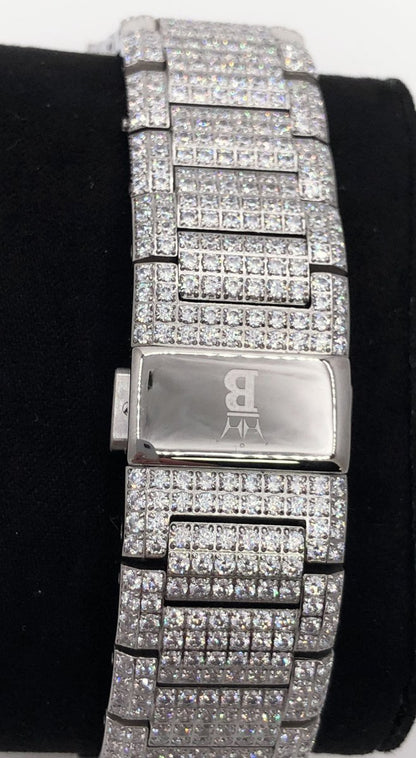 Crown Iced Out Hip Hop Bling Bustdown Watch