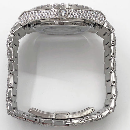 Crown Iced Out Hip Hop Bling Bustdown Watch