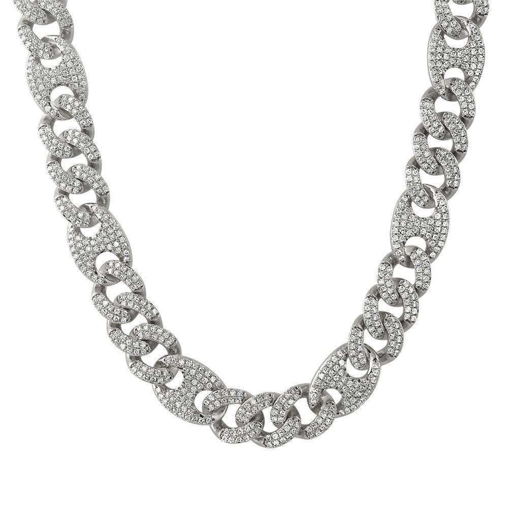 Cuban Mariner Link CZ Bling Bling Chain