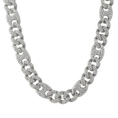 Cuban Mariner Link CZ Bling Bling Chain