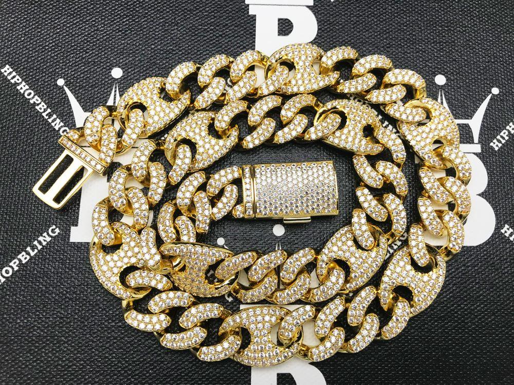 Cuban Mariner Link CZ Bling Bling Chain