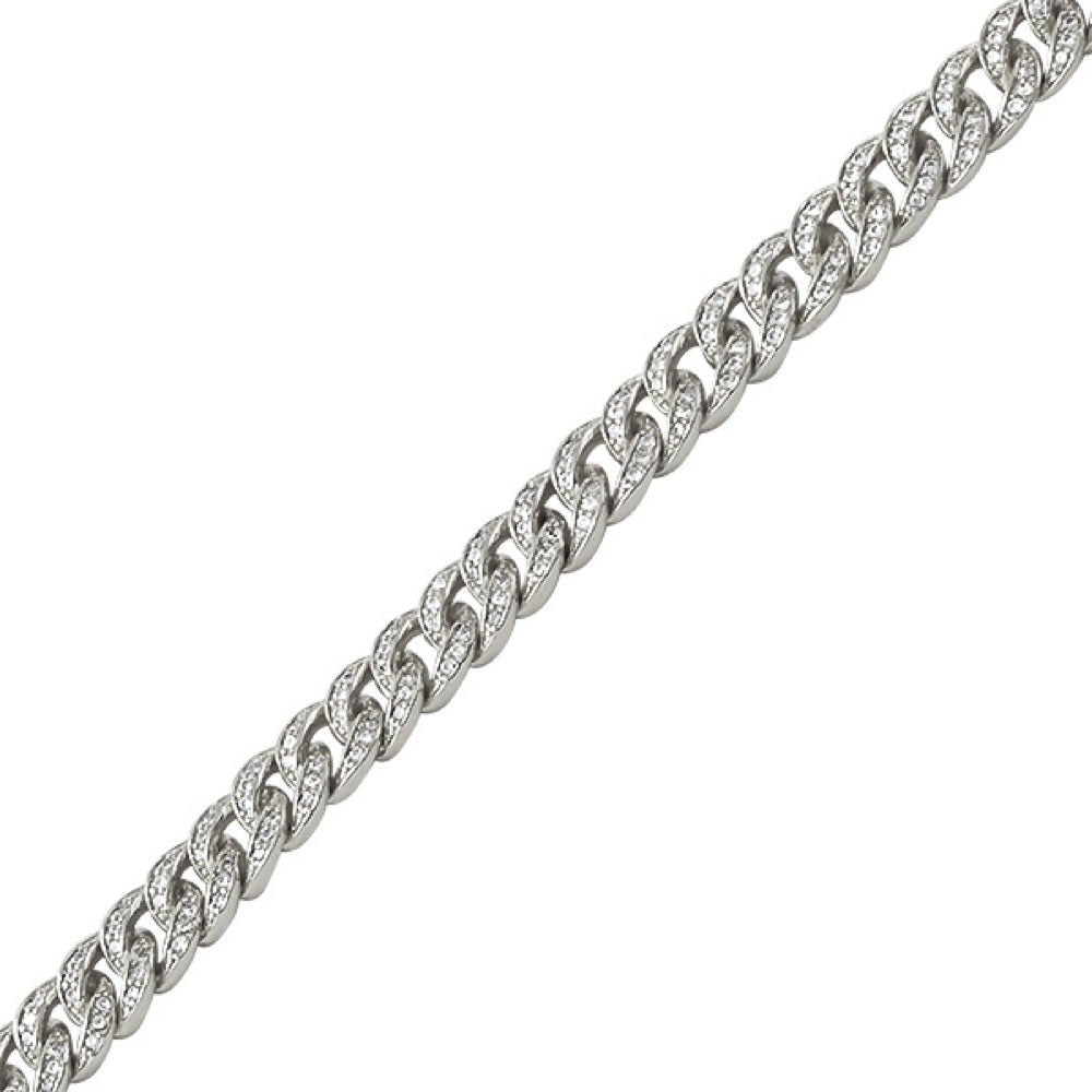 Cuban Moissanite Bracelet 6MM Iced Out .925 Sterling Silver