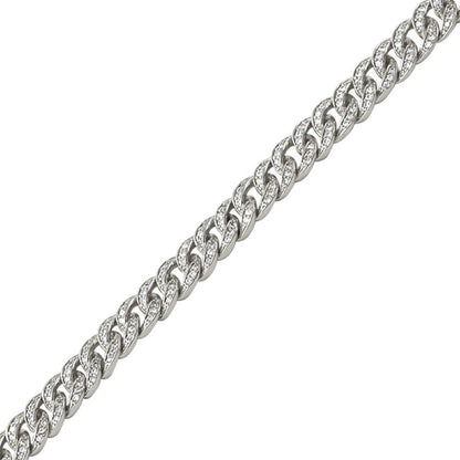 Cuban Moissanite Bracelet 6MM Iced Out .925 Sterling Silver