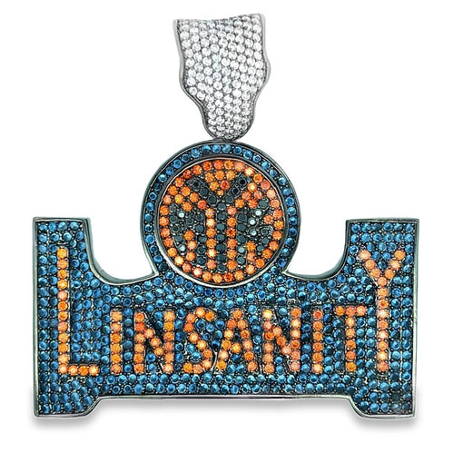 Custom 1 of 1 Linsanity CZ Iced Out Pendant