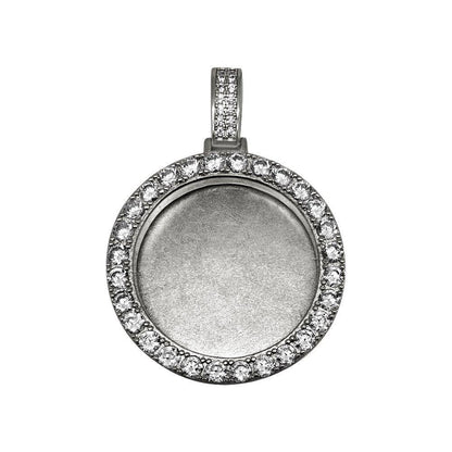 Custom Picture Frame Pendant .925 Silver