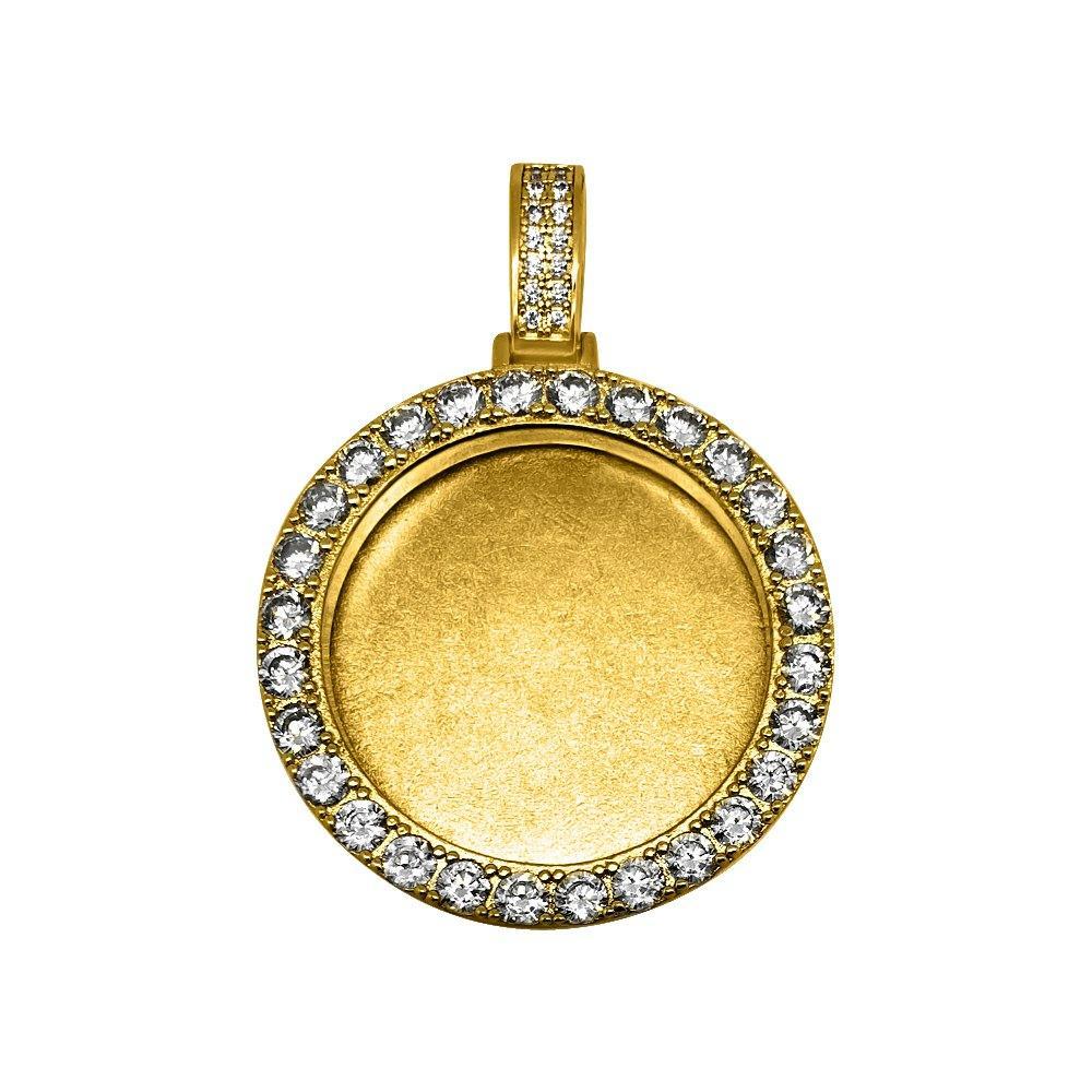 Custom Picture Frame Pendant .925 Silver