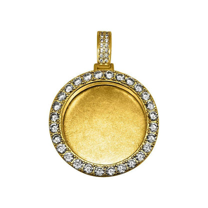Custom Picture Frame Pendant .925 Silver