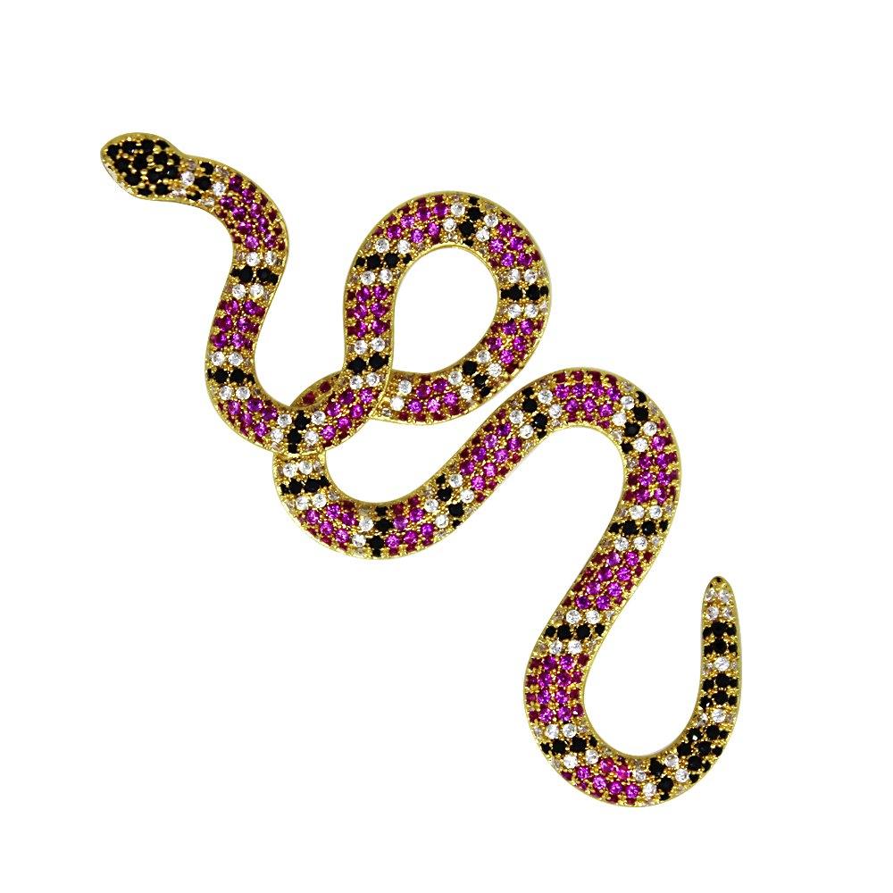 Custom Snake Limited Edition Gold Bling Bling Pendant