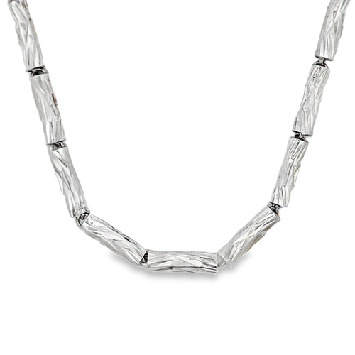Cylinder DC Link Chain .925 Sterling Silver