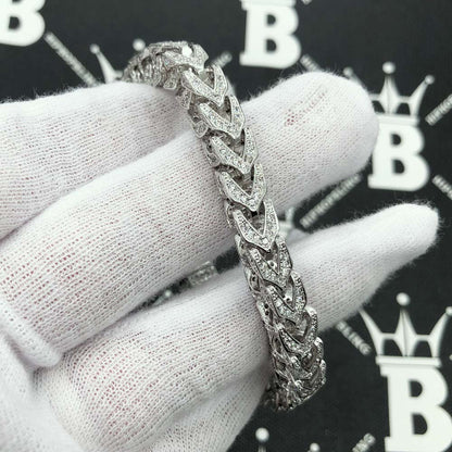 CZ Franco 8MM Bling Bling Bracelet