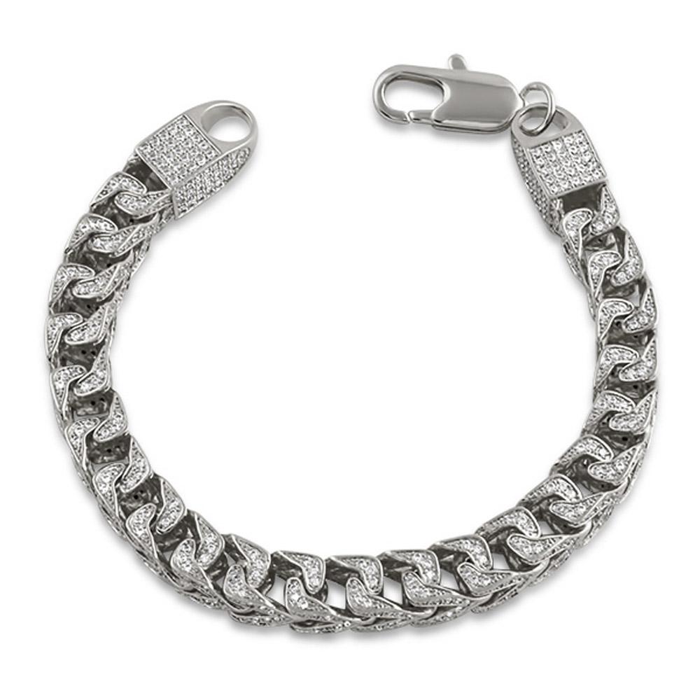 CZ Franco 8MM Bling Bling Bracelet
