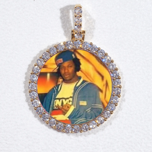 3D CIRCLE CUSTOM PICTURE PENDANT SMALL SIZE