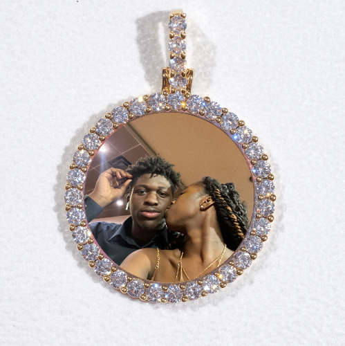 3D CIRCLE CUSTOM PICTURE PENDANT SMALL SIZE