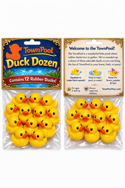 Daffodil Mini Rubber Duck 12 pack
