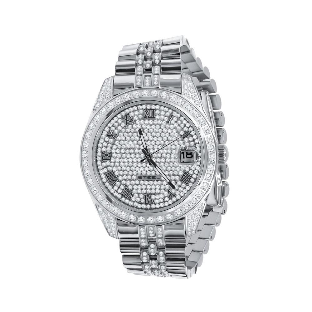Date Jubilee Iced CZ Bling Bling Watch
