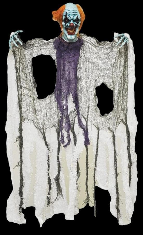 "Devil Clown" Hanging Halloween Decoration - 36"