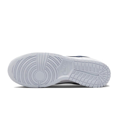 Nike Dunk Low "White Grey Navy Aqua Mini Swoosh"