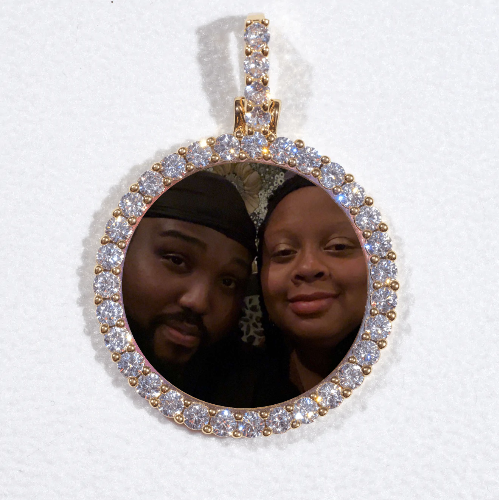 3D CIRCLE CUSTOM PICTURE PENDANT SMALL SIZE