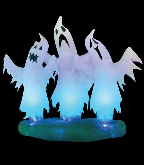 "Floating 3 Ghosts" 6 Foot Inflatable Halloween Decoration