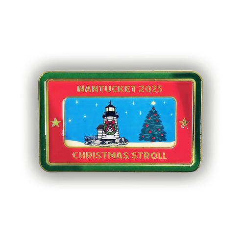 Nantucket 2025 Christmas Stroll Pin