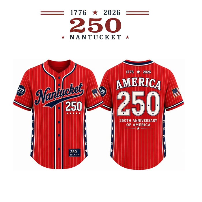 Nantucket 250 Baseball Jersey (Red)