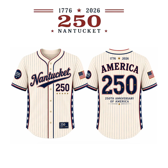 Nantucket 250 Baseball Jersey (White)