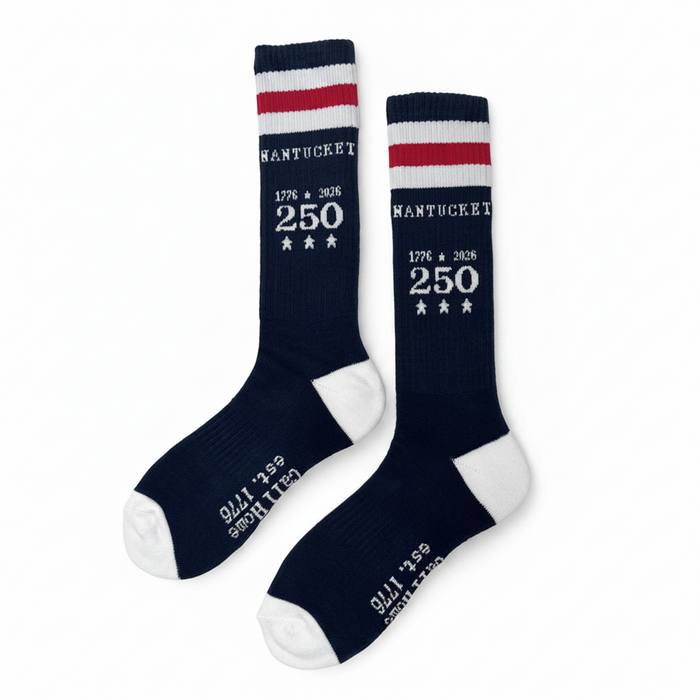 Nantucket 250 Blue Athletic Socks (Navy)