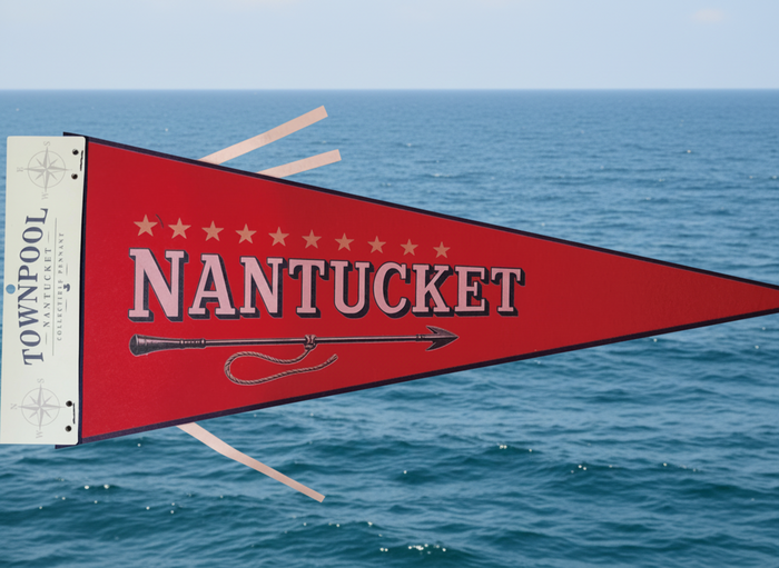 Nantucket Harpoon Pennant (Navy, Red)