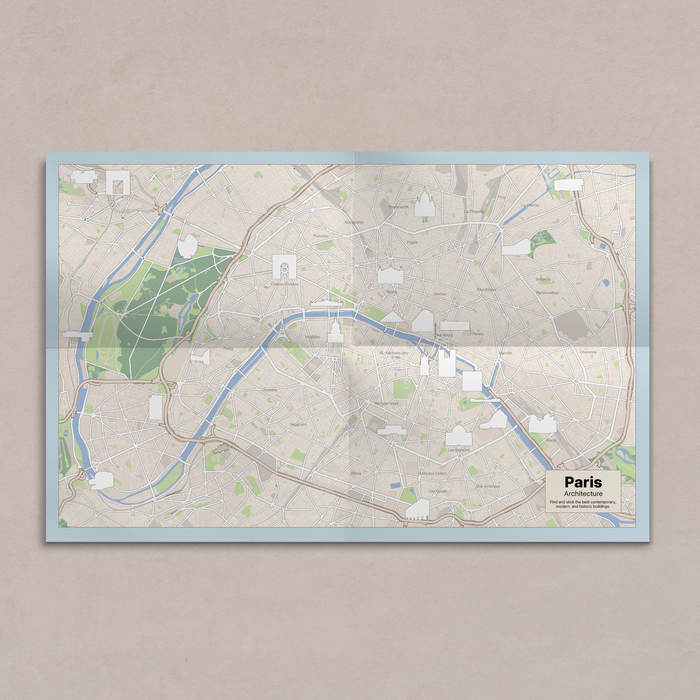 Paris Sticker & Map Set