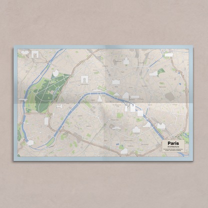 Paris Sticker & Map Set