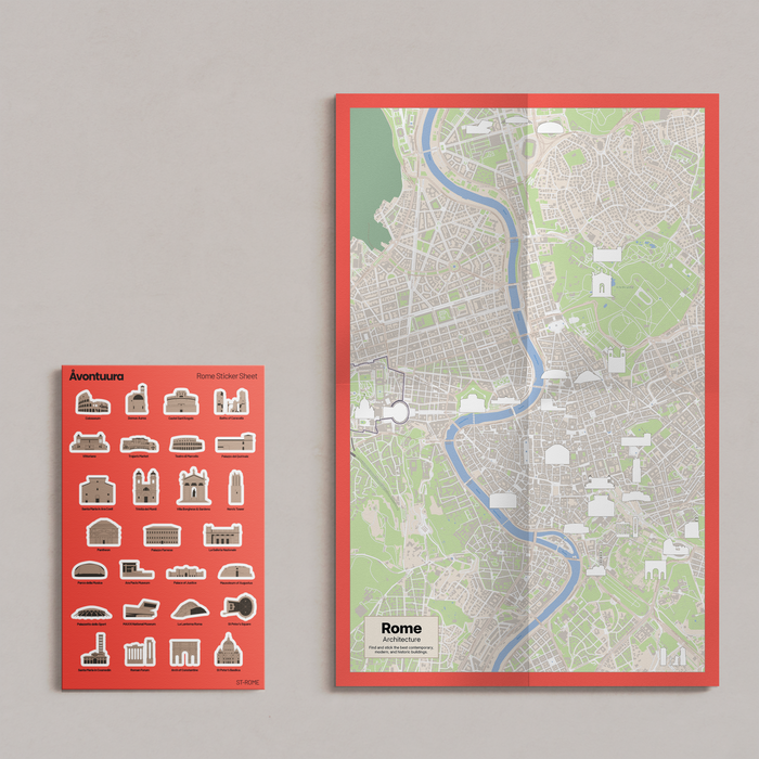 Rome Sticker & Map Set