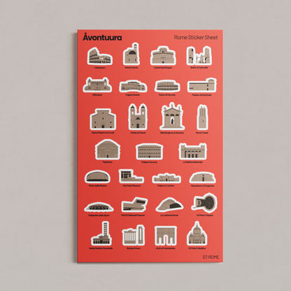 Rome Sticker & Map Set