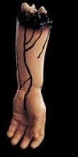 "Severed Left Arm" Bloody Human Body Part Prop