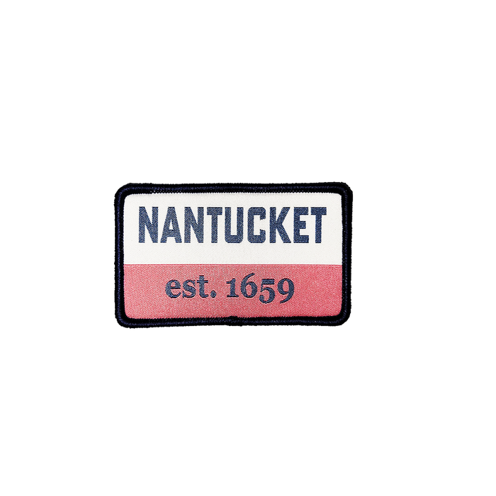 Surf to Ski Velcro Patch for Winter Hat (White, Navy, Red)
