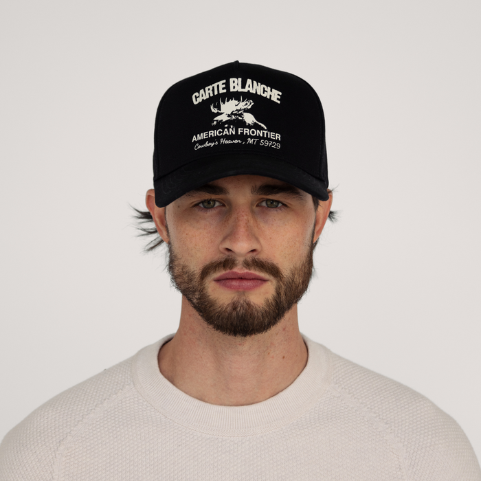 The American Frontier Snapback // Black