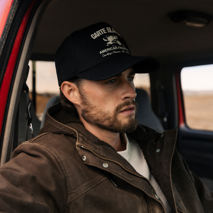 The American Frontier Snapback // Black