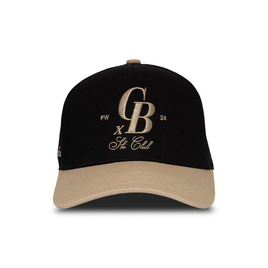 The CB Ski Club Snapback // Black & Khaki