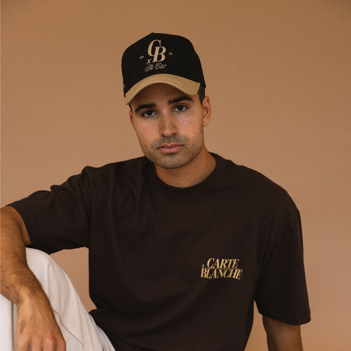 The CB Ski Club Snapback // Black & Khaki