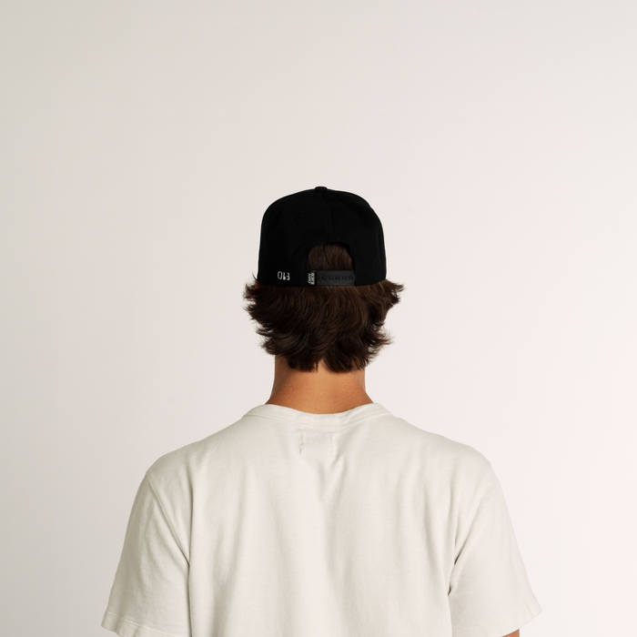 The Clubhouse Snapback //  Black