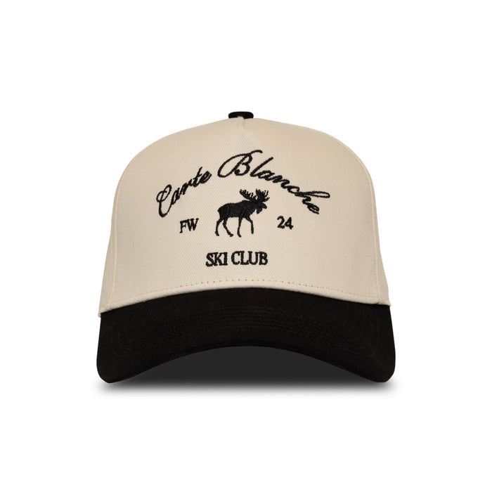 The Moose Snapback // Black & Créme