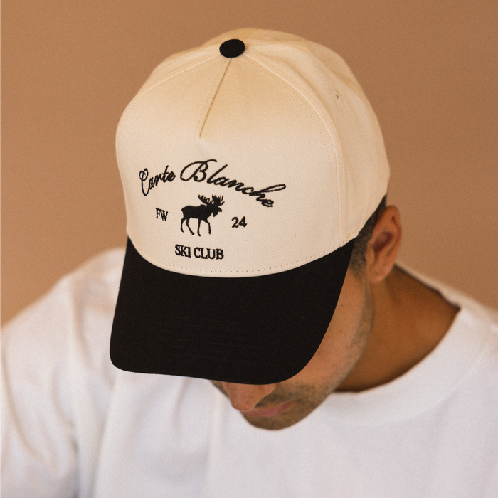 The Moose Snapback // Black & Créme