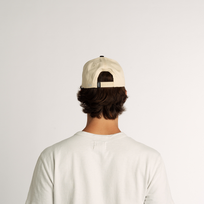The Palm Tree Snapback // Black & Créme