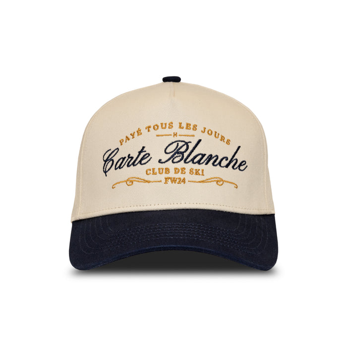 The Payé Tous Les Jours Snapback // Navy & Créme