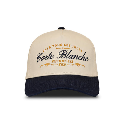 The Payé Tous Les Jours Snapback // Navy & Créme