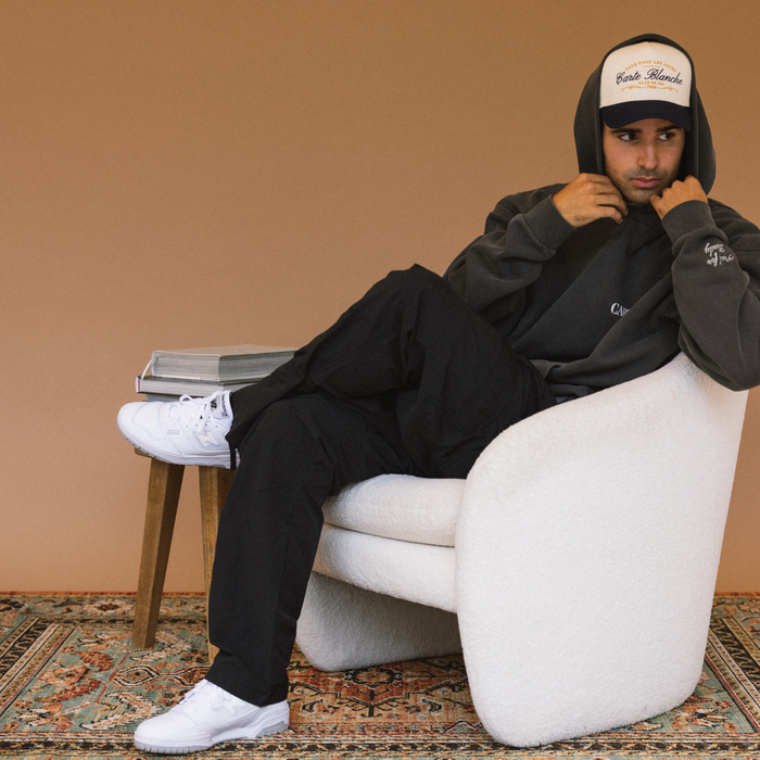 The Payé Tous Les Jours Snapback // Navy & Créme