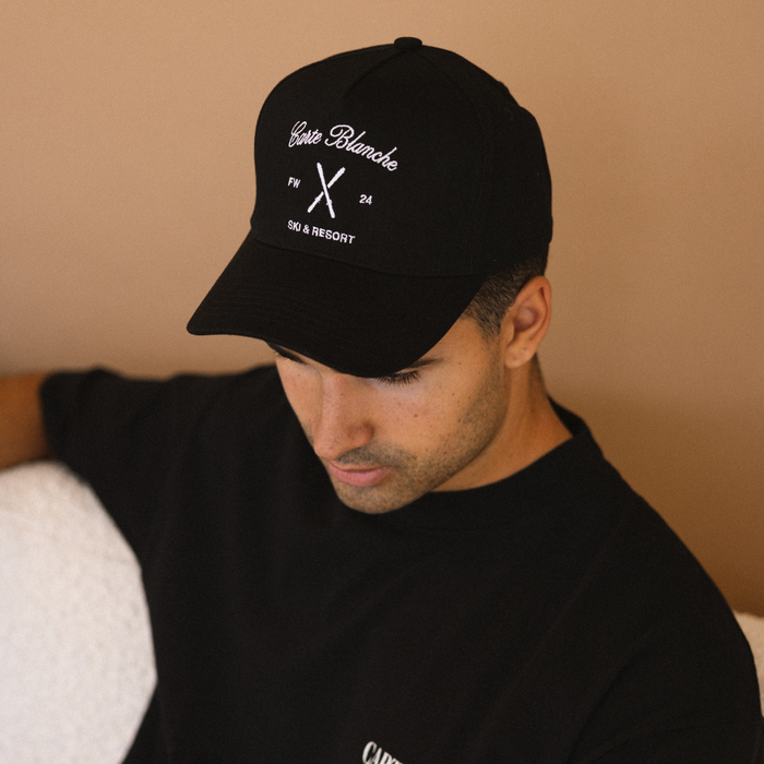 The Ski & Resort Snapback // Black