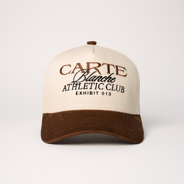 The Suede Athletic Club Snapback // Brown & Créme