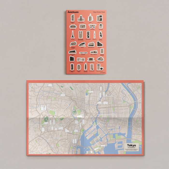 Tokyo Sticker & Map Set